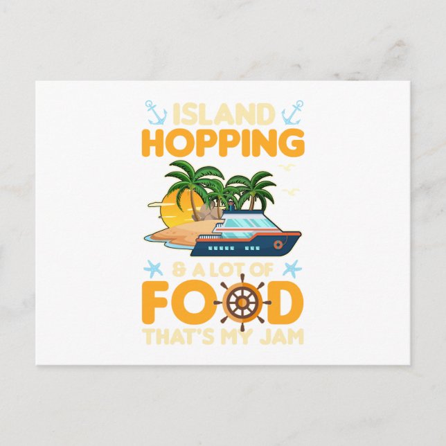 Cruise Ship | Vacation Cruise Gift Ideas Postcard (Front)