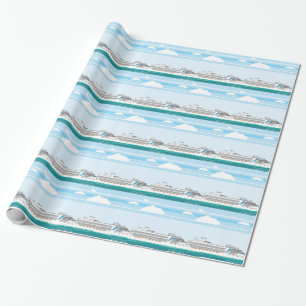 Cruise ship wrapping paper