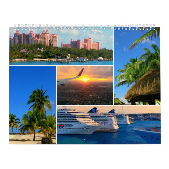 Cruise ships in the Caribbean Calendar 2024 (Cover)