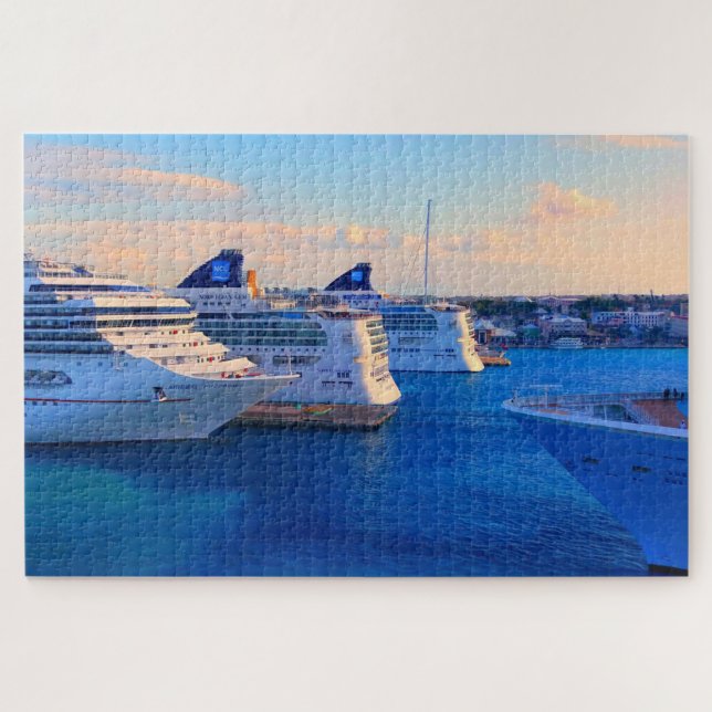 Cruise ships jigsaw puzzle (Horizontal)