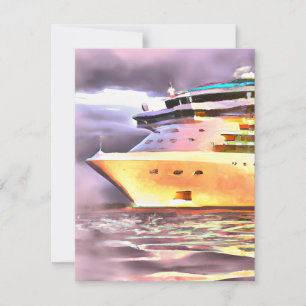 Cruise Ships Offer a Luxurious and Exciting Way to Holiday Card