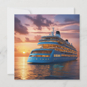 Cruise ships offer a luxurious Envelope Liner Card