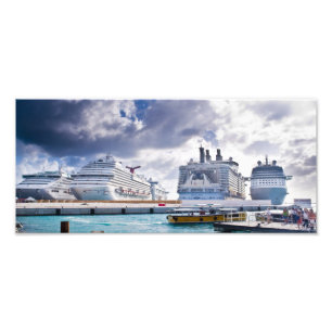 Cruise Ships Photo Print