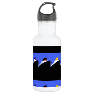 Cruise Ships Vintage Poster Ocean Liner 532 Ml Water Bottle