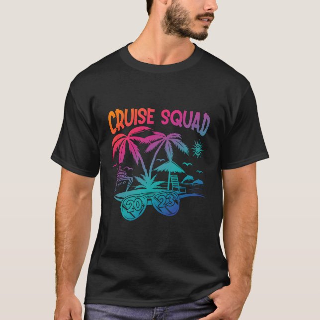 Cruise Squad 2023 Cruising Traveller Boating Cruis T-Shirt (Front)