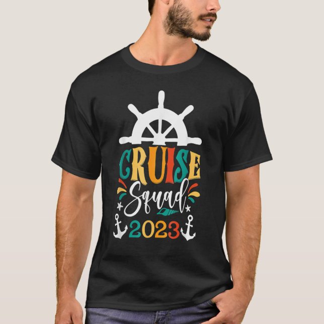 Cruise Squad 2023 Matching Family Group With Ancho T-Shirt (Front)