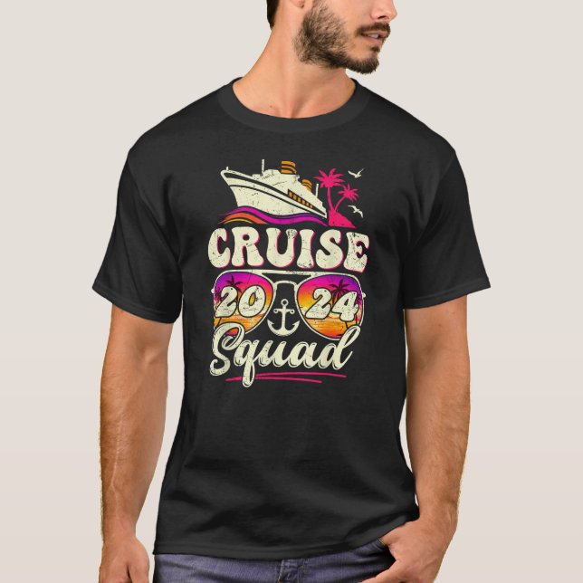 Cruise Squad 2024 Family Vacation Matching Family T-Shirt (Front)