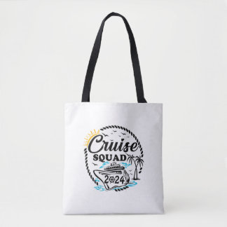 Cruise Squad 2024 Summer Vacation Matching Family Tote Bag