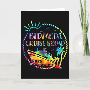 Cruise Squad 2025 Bermuda Cruising Together Squad Card
