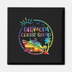 Cruise Squad 2025 Bermuda Cruising Together Squad Magnet