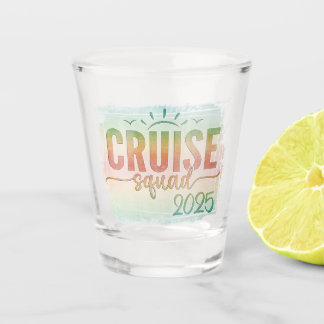 Cruise Squad 2025 Cruise Ship Shot Glass