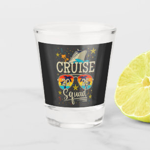 Cruise Squad 2025 Cruising Vacation Shot Glass