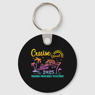 Cruise Squad 2025 Family Friends Vacation Matching Keychain
