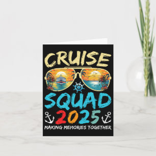 Cruise Squad 2025 Family Group Matching Cruising V Card
