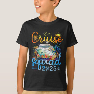 Cruise Squad 2025 Family Group Matching Cruising V T-Shirt