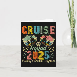 Cruise Squad 2025 Family Group Matching Summer Vac Card