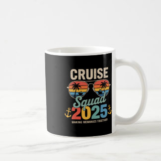 Cruise Squad 2025 Family Group Matching Summer Vac Coffee Mug