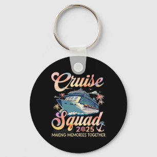 Cruise Squad 2025 Family Group Matching Summer Vac Keychain