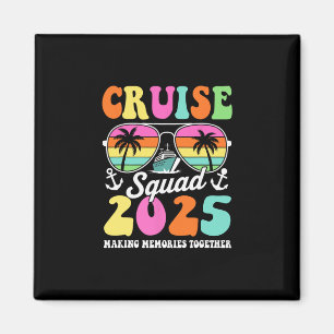 Cruise Squad 2025 Family Group Matching Summer Vac Magnet