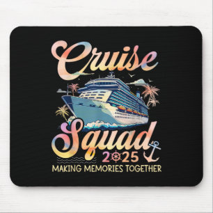 Cruise Squad 2025 Family Group Matching Summer Vac Mouse Pad