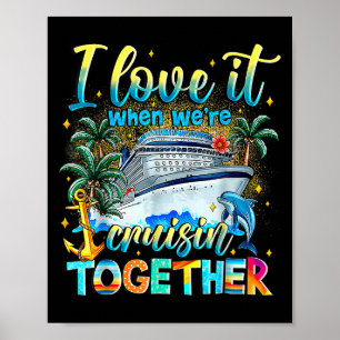 Cruise Squad 2025 Family Group Matching Summer Vac Poster