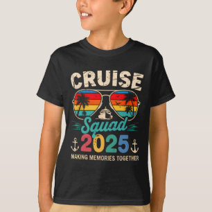Cruise Squad 2025 Family Group Matching Summer Vac T-Shirt
