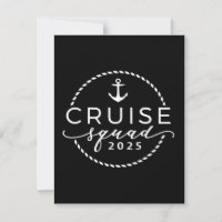 Cruise Squad 2025 Family Matching Outfit Summer
