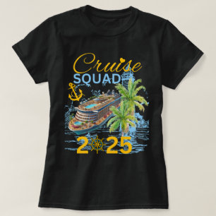  Cruise Squad 2025 Family Vacation  T-Shirt