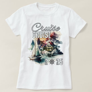 Cruise Squad 2025 Family Vacation T-Shirt