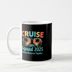 Cruise Squad 2025 Family Vacation Trip Summer Memo Coffee Mug