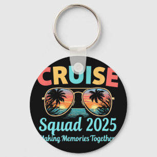 Cruise Squad 2025 Family Vacation Trip Summer Memo Keychain