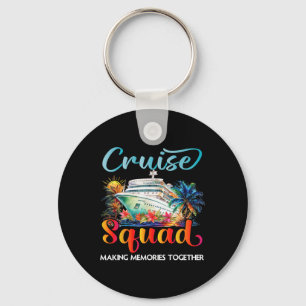 Cruise Squad 2025 Friends Family Vacation Matching Keychain