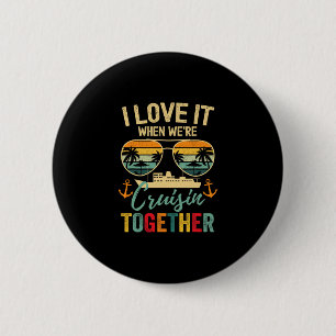 Cruise Squad 2025 Outfits Friends Family Couples M 2 Inch Round Button