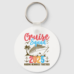 Cruise Squad 2025 Summer Vacation Family Group Mat Keychain