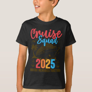 Cruise Squad 2025 Summer Vacation Family Group Mat T-Shirt
