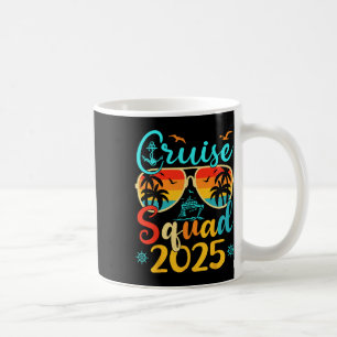 Cruise Squad 2025 Summer Vacation Family Matching  Coffee Mug