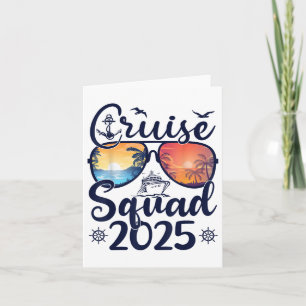 Cruise Squad 2025 Summer Vacation Matching Family Card