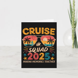 Cruise Squad 2025 Summer Vacation Matching Family Card