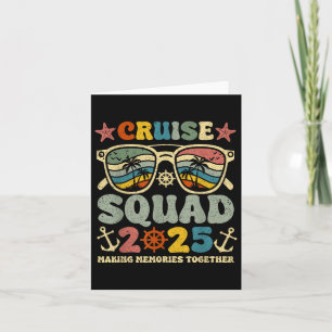 Cruise Squad 2025 Summer Vacation Matching Family Card