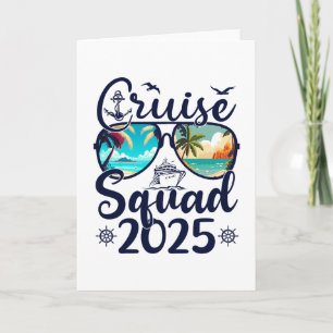 Cruise Squad 2025 Summer Vacation Matching Family Card