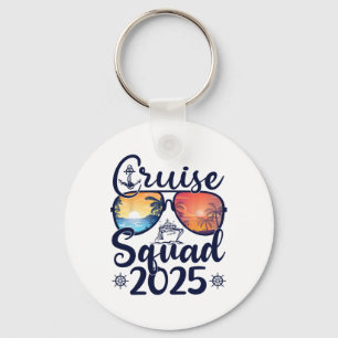 Cruise Squad 2025 Summer Vacation Matching Family Keychain