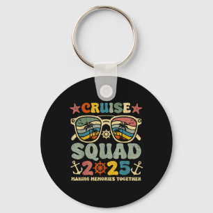 Cruise Squad 2025 Summer Vacation Matching Family Keychain