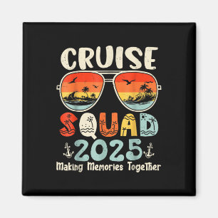 Cruise Squad 2025 Summer Vacation Matching Family  Magnet