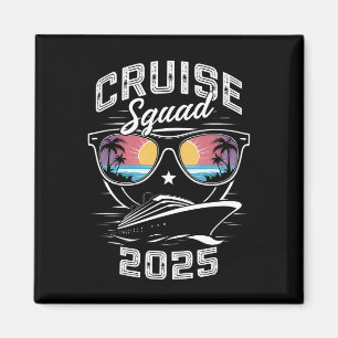 Cruise Squad 2025 Summer Vacation Matching Family  Magnet