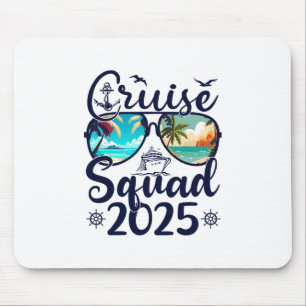 Cruise Squad 2025 Summer Vacation Matching Family Mouse Pad