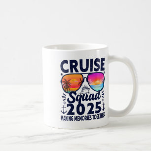 Cruise Squad 2025 Summer Vacation Trip Group Match Coffee Mug