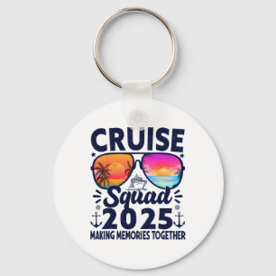 Cruise Squad 2025 Summer Vacation Trip Group Match Keychain