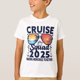 Cruise Squad 2025 Summer Vacation Trip Group Match T-Shirt