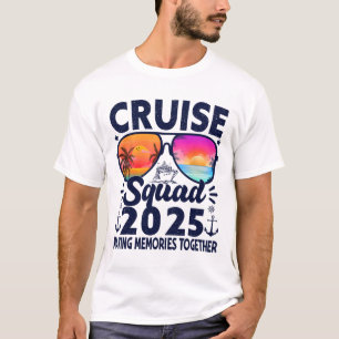 Cruise Squad 2025 Summer Vacation Trip Group Match T-Shirt
