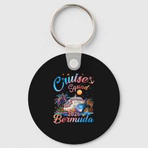 Cruise Squad 2026 Bermuda Family Vacation Gift Keychain
